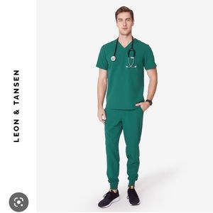 Men’s Figs Jogger Set Hunter Green Size Medium